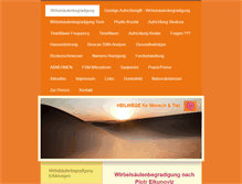Tablet Screenshot of heilwege.info